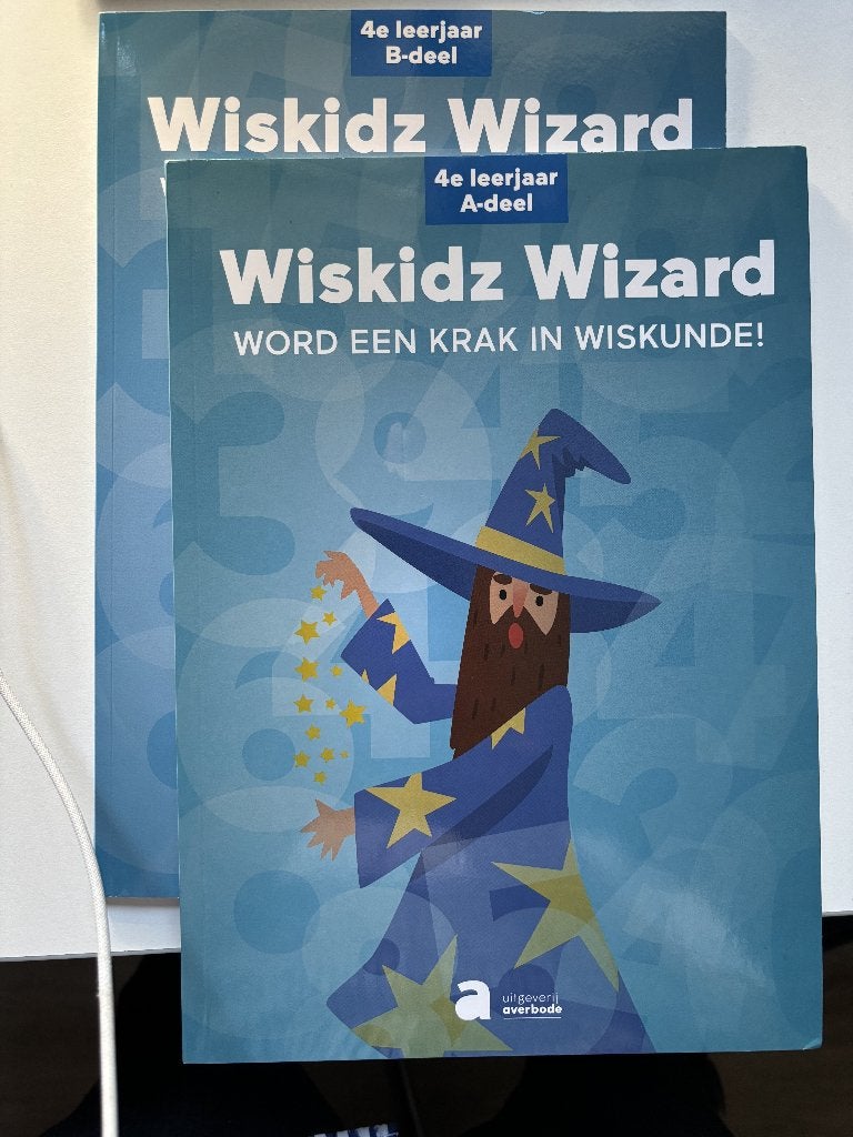 nieuwe Wiskidz Wizard boeken van 4e leerjaar (A+B deel), Boeken, Wiskunde A, Plantyn, Nieuw, Ophalen of Verzenden