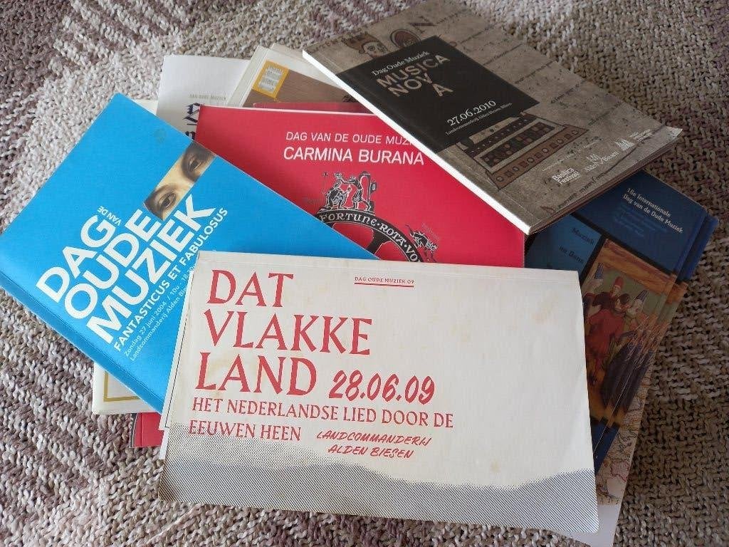 Programmaboekjes Dag van de oude muziek (Alden Biezen), Boeken, Ophalen of Verzenden, Gelezen, Overige onderwerpen