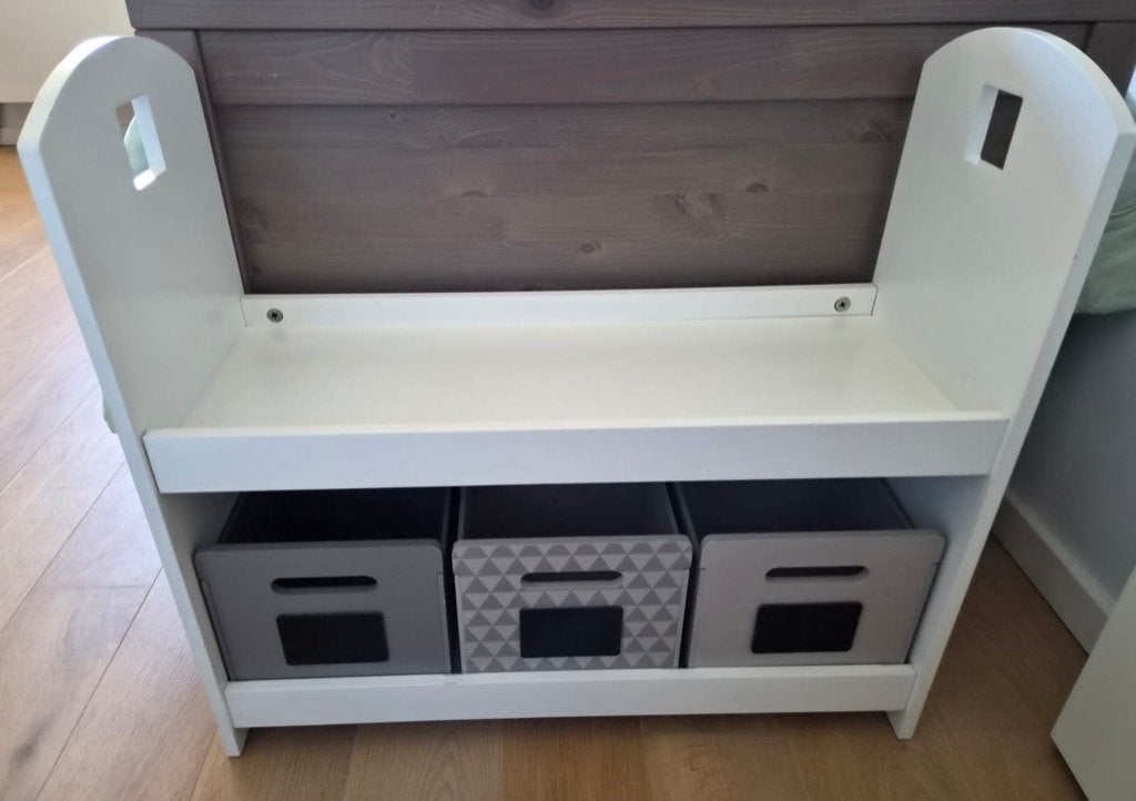 Meuble de rangement pour enfant + 3 Bacs en bois, Meuble de rangement, Autres marques, Enlèvement, Utilisé