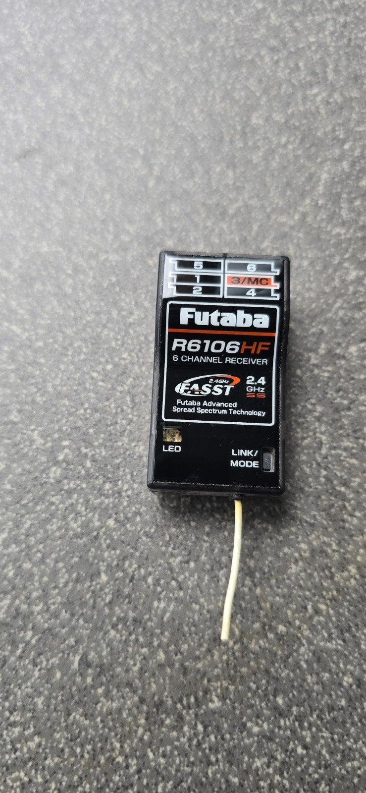 Futaba R6106HF Fasst 2.4 GHz  6 kanaals ontvanger, Enlèvement ou Envoi, Comme neuf