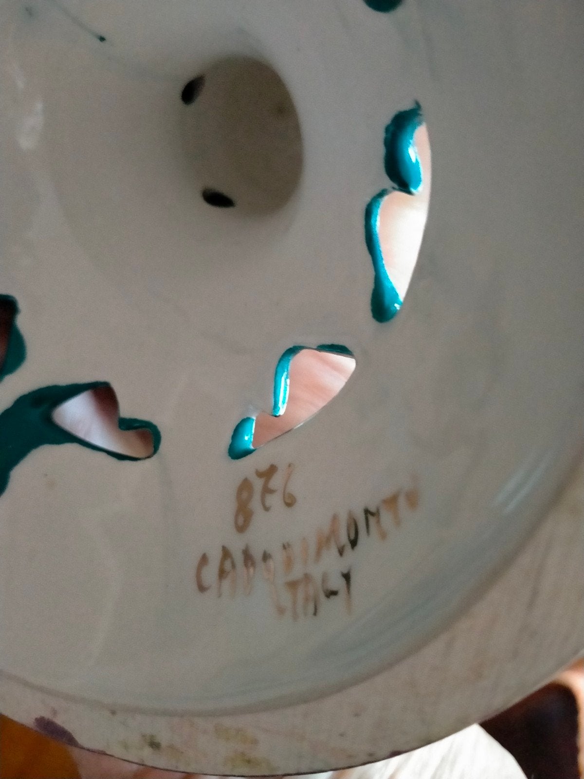 Vaas capodimonte Italië, Enlèvement