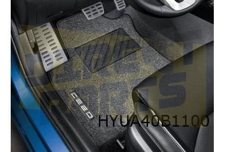 Kia Ceed Mattenset (4x) naaldvilt tekst "Ceed" Origineel! A2, Kia, -, Verzenden, -