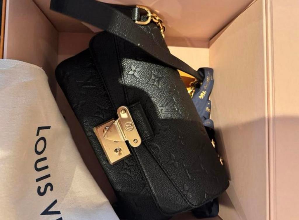 LOUIS VUITTON HANDTAS - COMPLEET MET AANKOOPBEWIJS - NIEUW, Ophalen, Zo goed als nieuw, Zwart, Handtas