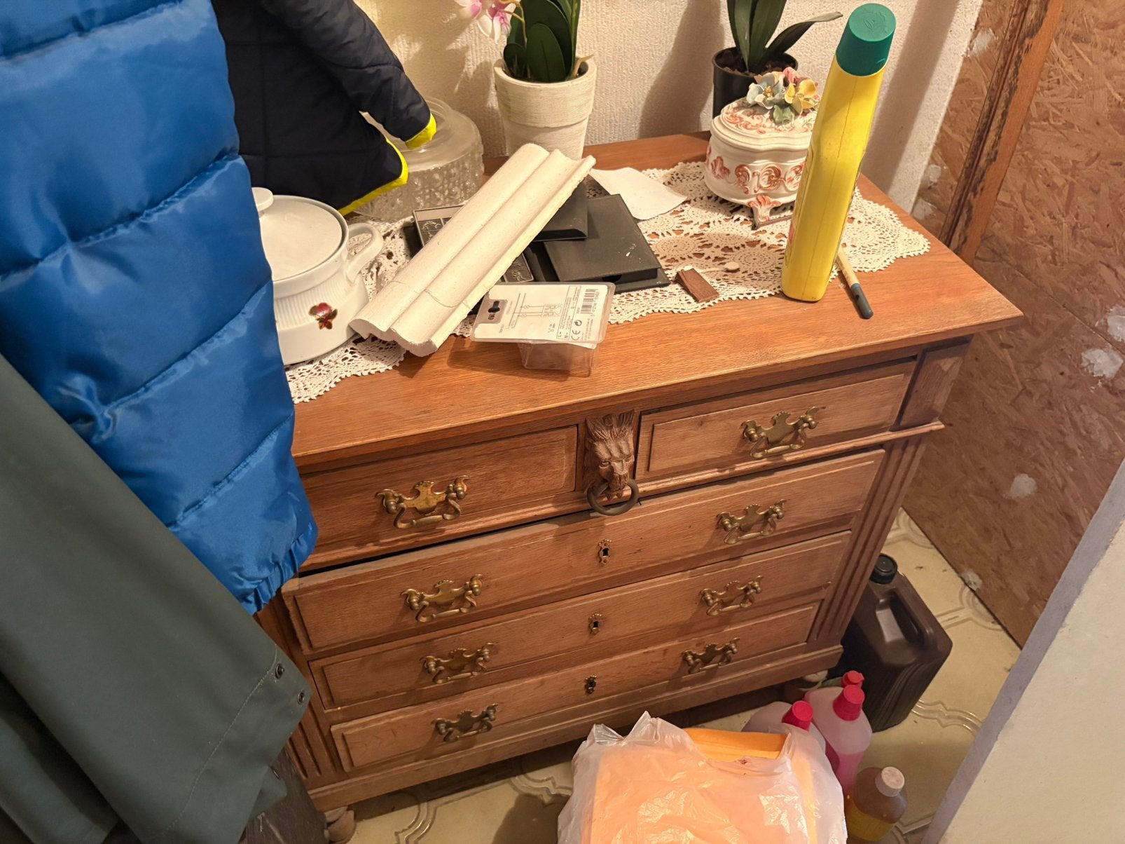 Kastje in eik, Maison & Meubles, Accessoires pour la Maison | Coffres, Enlèvement, Comme neuf