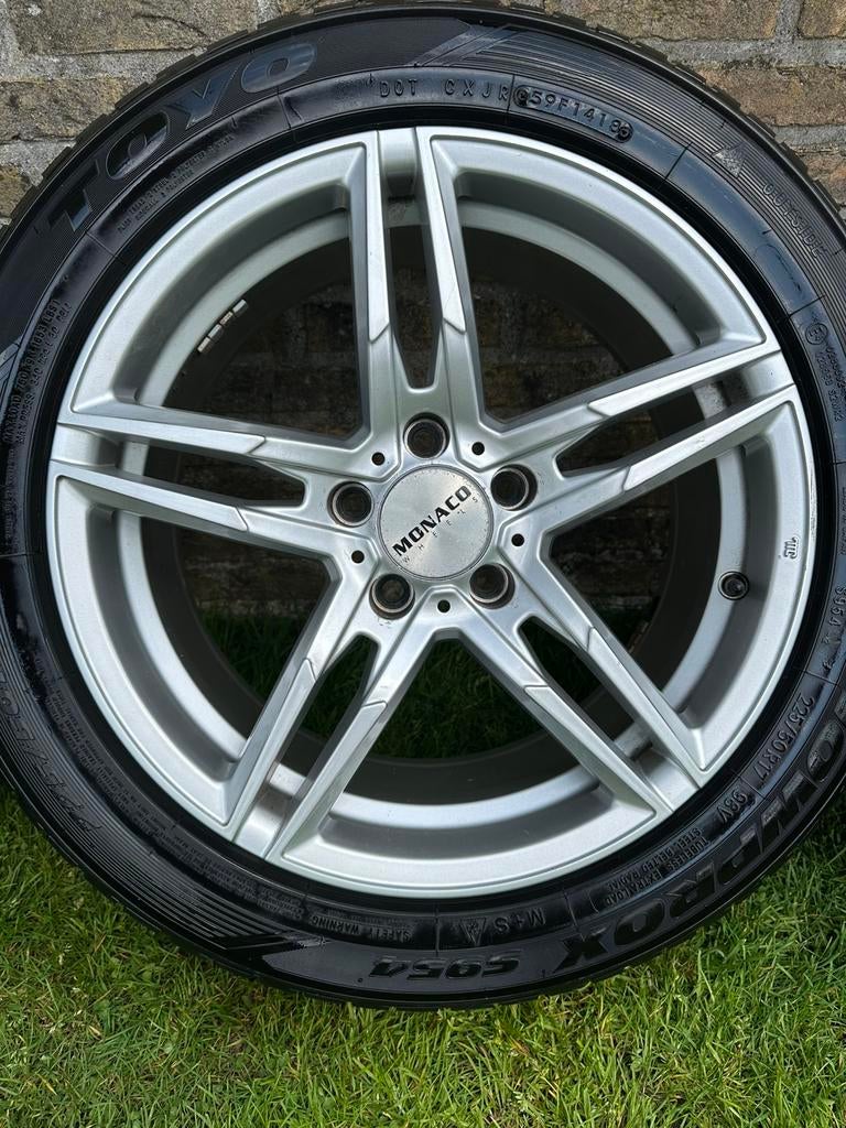 17’ 5x112 ET 35 met winterbanden, Auto-onderdelen, Banden en Velgen, Ophalen, Gebruikt, Banden en Velgen, 17 inch