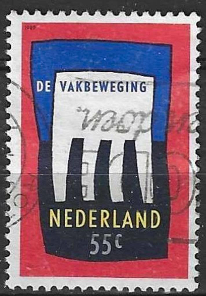 Pays-Bas 1989 - Yvert 1328 - Syndicalisme néerlandais (ST), Timbres & Monnaies, Envoi, Affranchi