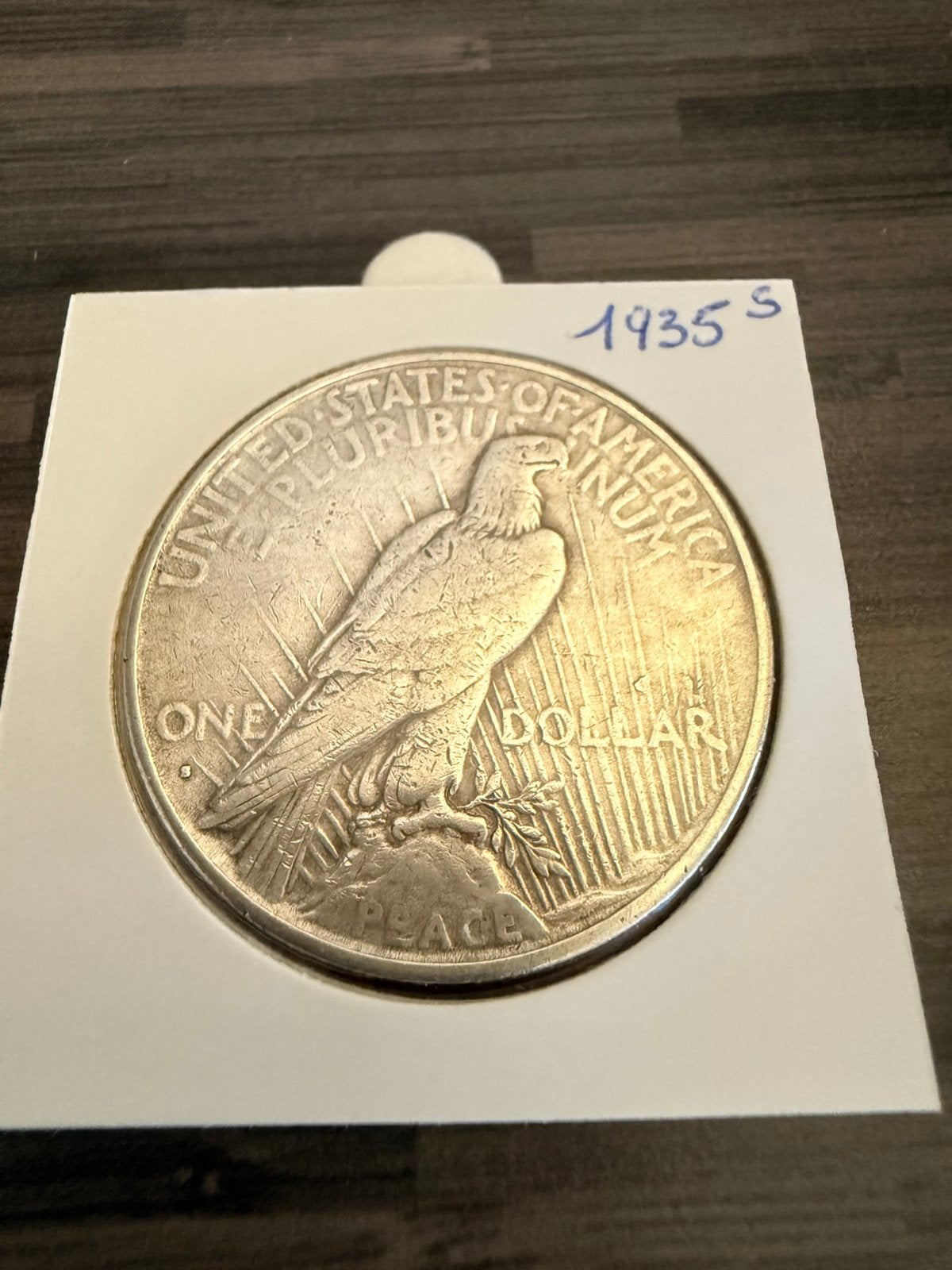 Peace dollar 1935 S, Postzegels en Munten, Verzenden, Noord-Amerika, Losse munt, Zilver