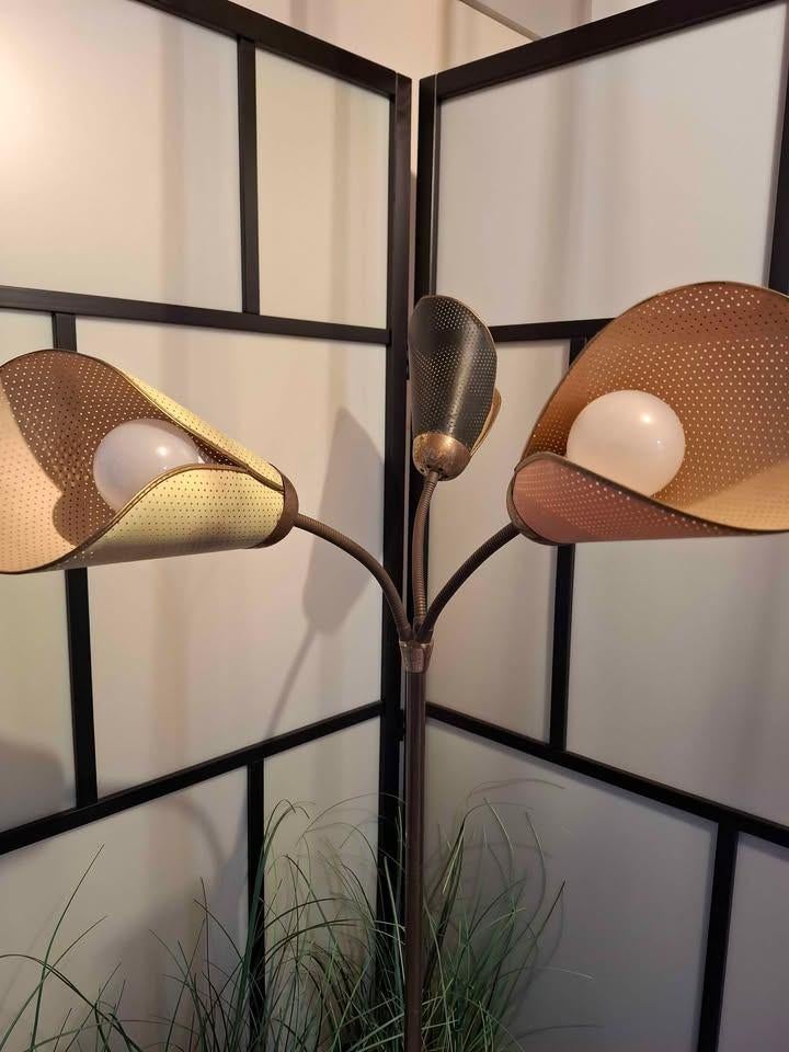 lampadaire vintage année 50, Vintage, Enlèvement, Utilisé, 100 à 150 cm
