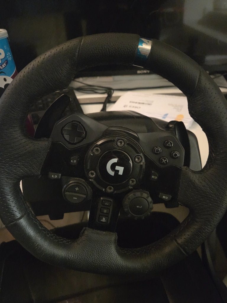 Volant Logitech G923 + pédalier + shifter, Retour de force, PlayStation, Enlèvement, Utilisé