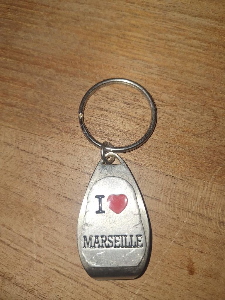 Porte clés I love Marseille, Verzamelen, Sleutelhangers, Zo goed als nieuw, Stad of Land, Ophalen