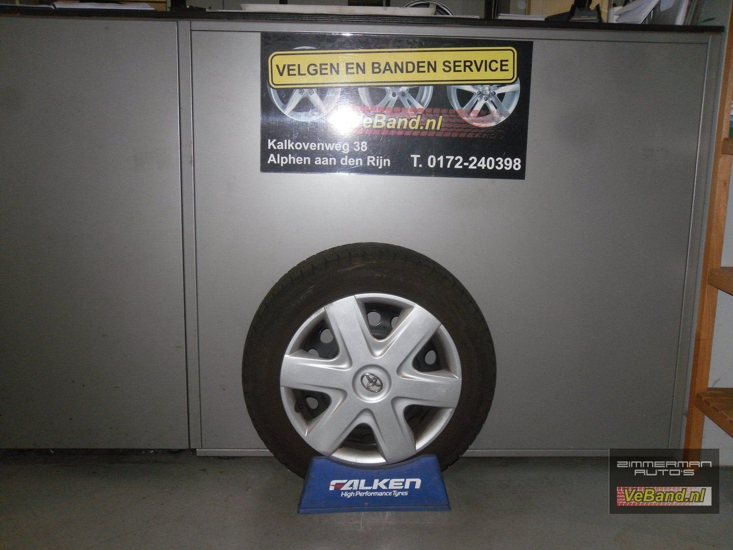 Winterbanden met stalen velgen Toyota aygo, Auto-onderdelen, Banden en Velgen, Ophalen, 14 inch, Gebruikt, -