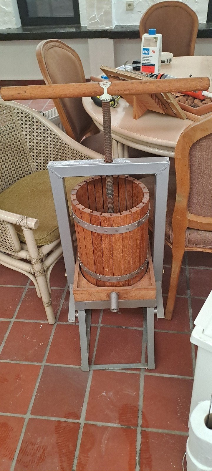 ancien pressoir à vin, Maison & Meubles, Enlèvement, Utilisé