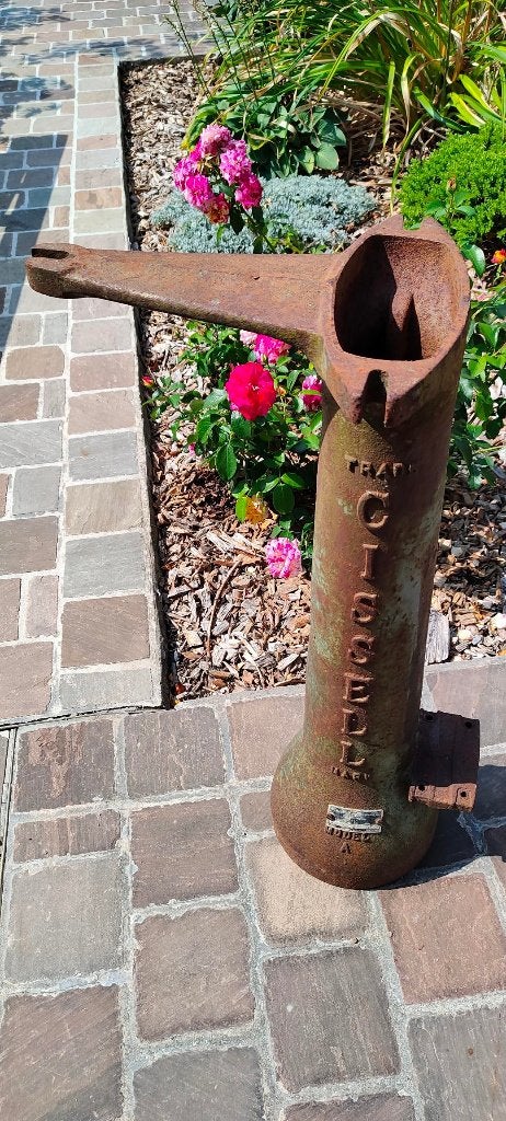 Gietijzer machine voet, Ophalen