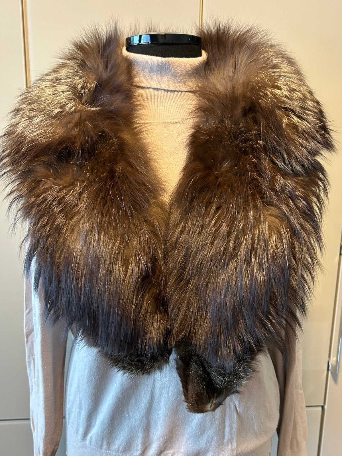 Magnifique col en fourrure de renard, brun noir, top, Vêtements | Femmes, Enlèvement, Comme neuf