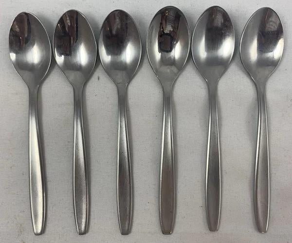 Gero Zilmeta 512 Foxtrot 6x Koffielepel Teelepel 11cm, Verzenden, Zo goed als nieuw, Inox of Chroom, Bestekset