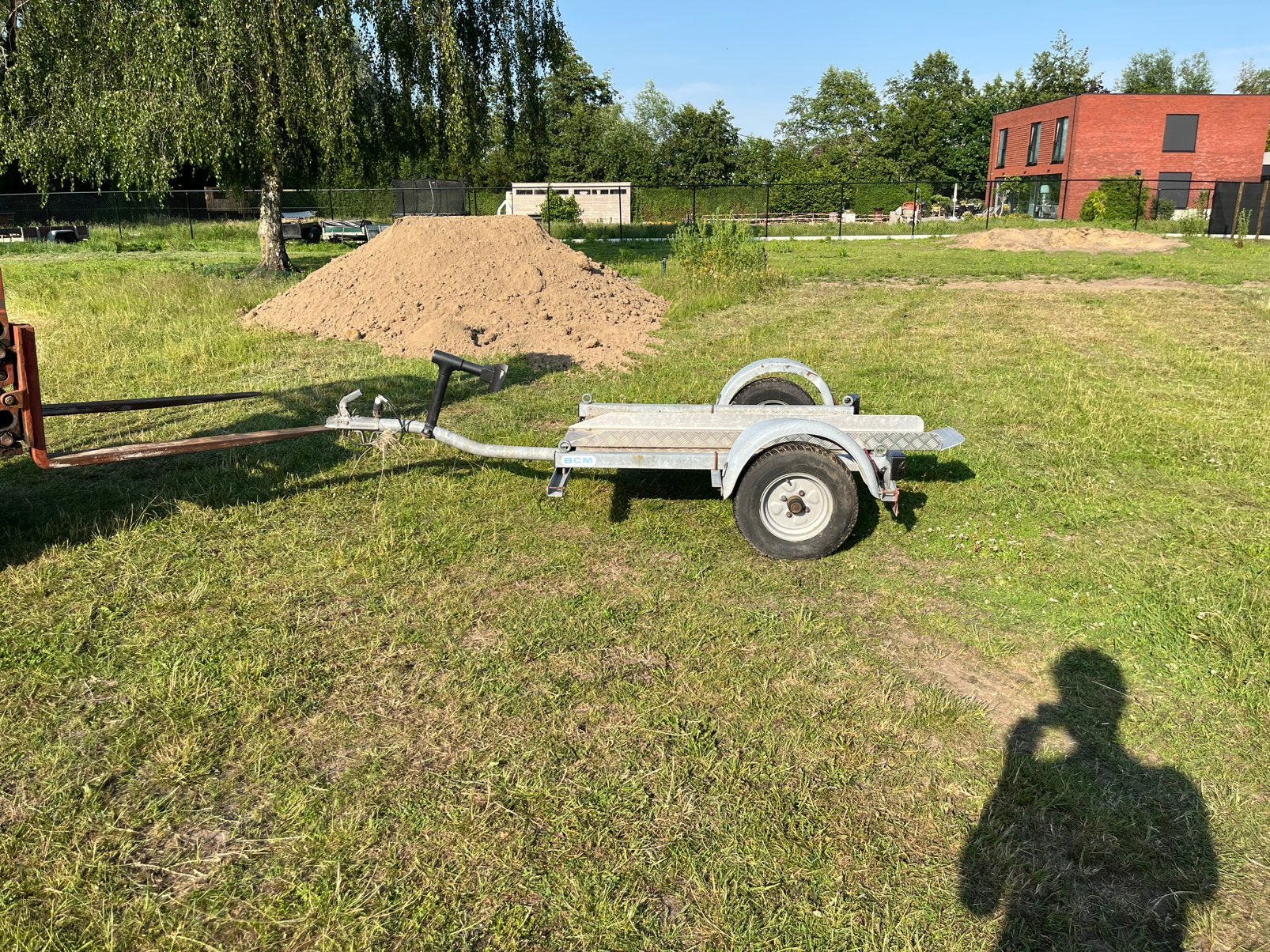 Scooter/motoraanhangwagen, Ophalen, Gebruikt