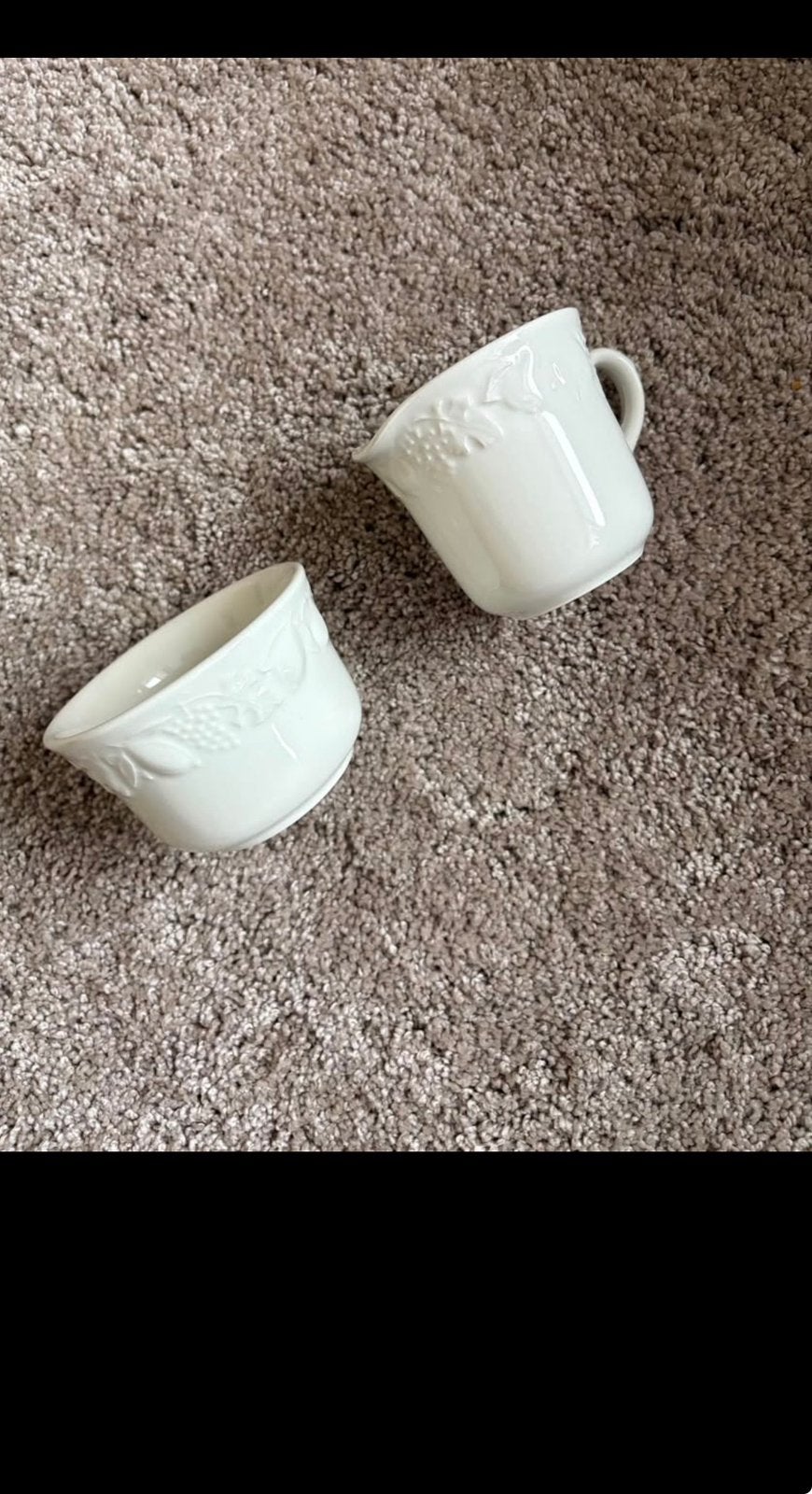 Pot à lait et à sucre quadrifoglio, Ophalen