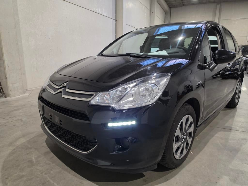 Citroën C3 Benzine 2016 Facelift 121dkm 1.2i Garantie, Auto's, Euro 6, Zwart, Bedrijf, C3