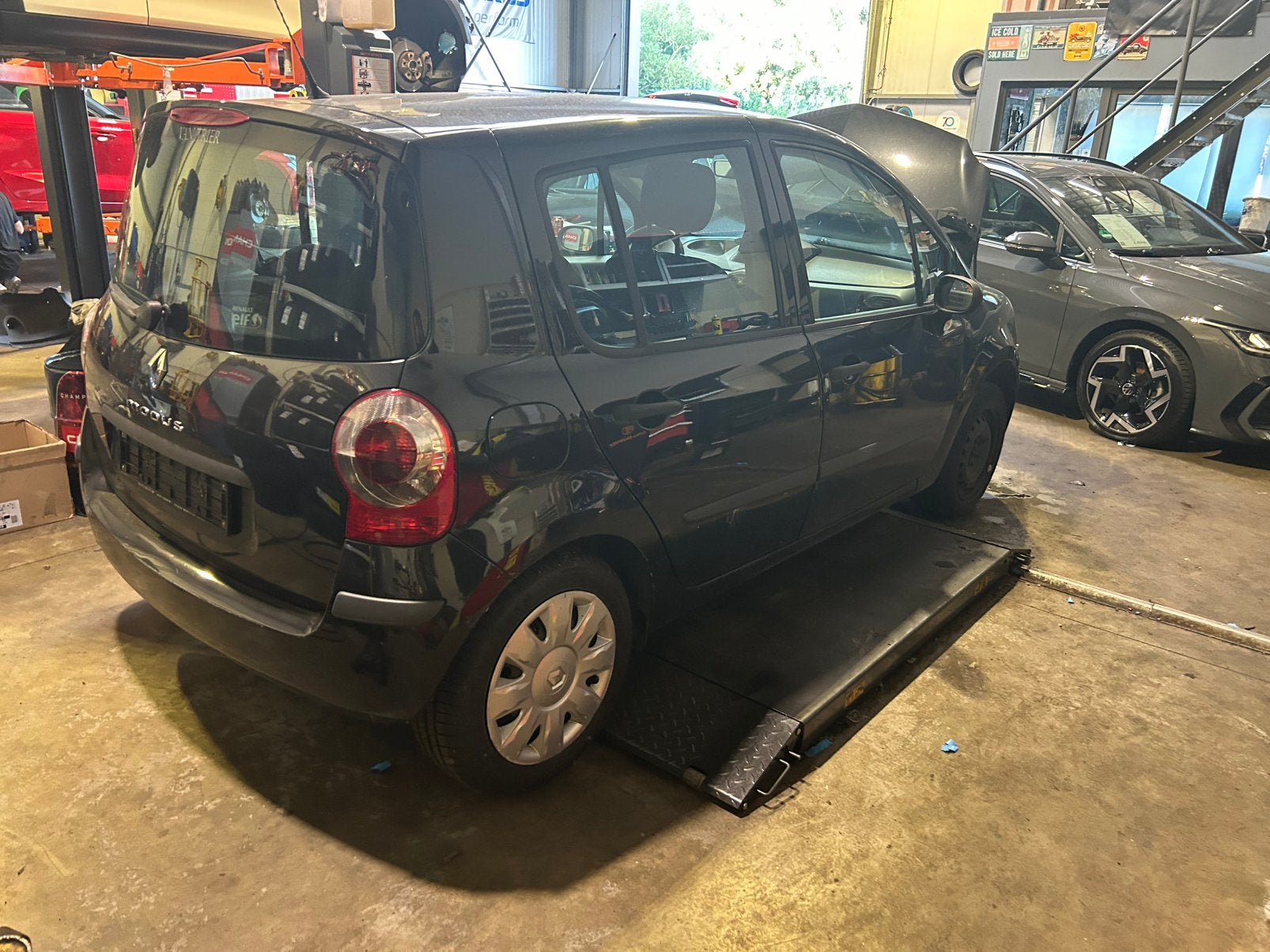 Renault modus voor stukken of opmaak, Ophalen, Renault