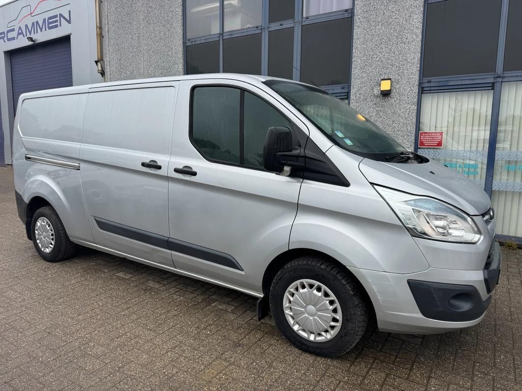 Ford Transit Custom *EURO 5B-NO DEFAULTS-BELGIAN ORIGINE*, Auto's, Bestelwagens en Lichte vracht, Gebruikt, Bedrijf, Ford, Zilver of Grijs