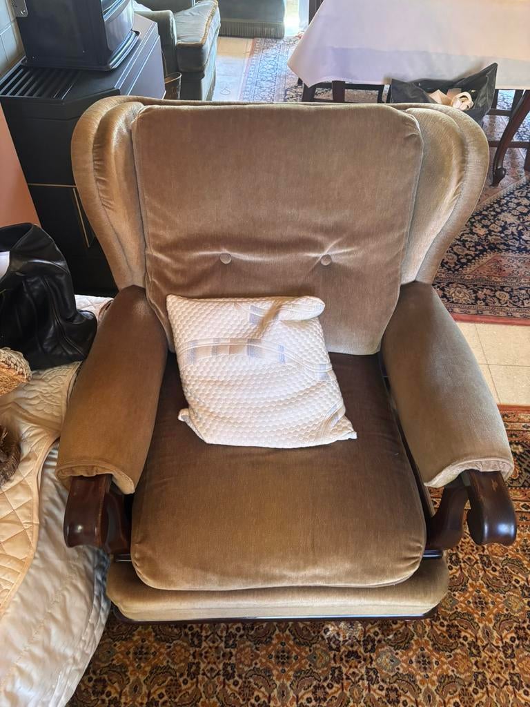 Oudentieke zetels, Huis en Inrichting, Fauteuils, Ophalen, Gebruikt, Stof, Oudentieke