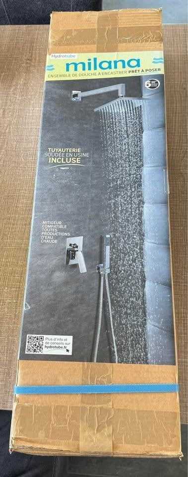 Ensemble - colonne de douche à encastrer, Enlèvement, Neuf, Cuivre, Douche