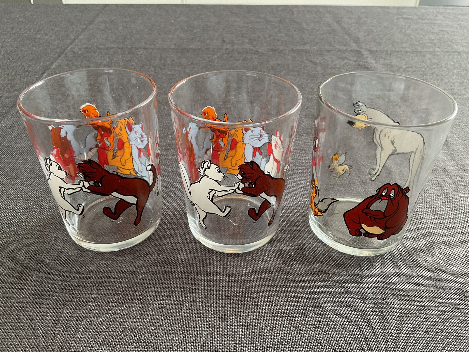 Disney glaasjes d6xh8cm, Ophalen of Verzenden, Zo goed als nieuw