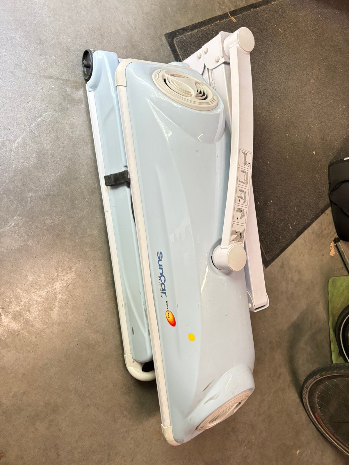 Zonnehemel infrarood (Suncar by Alisun), Elektronische apparatuur, Ophalen, Zo goed als nieuw, Zonnebank enkelzijdig, Minder dan 10 lampen