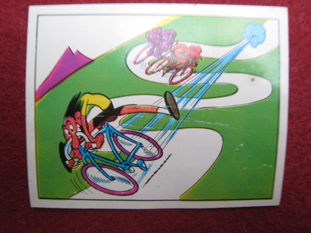 Panini Sprint 1972 Nr 35 Karikatuur, Verzenden, Zo goed als nieuw, Sticker