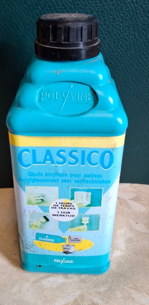 Acrylglaceerverf - flacon 1liter, Ophalen of Verzenden, Zo goed als nieuw, Acrylverf