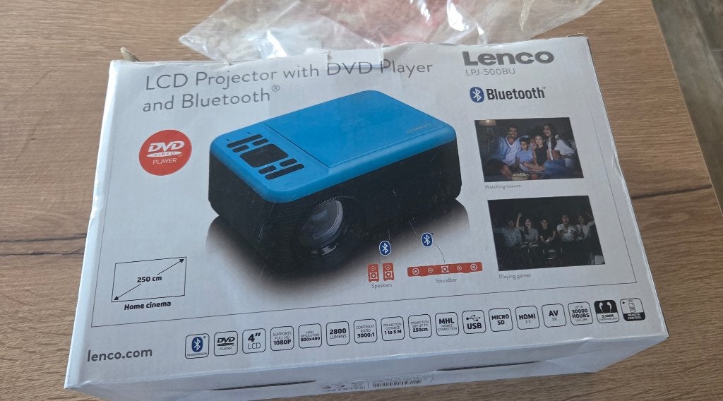 Projecteur LCD, Audio, Tv en Foto, Beamers, Ophalen, Lenco, Nieuw, LCD