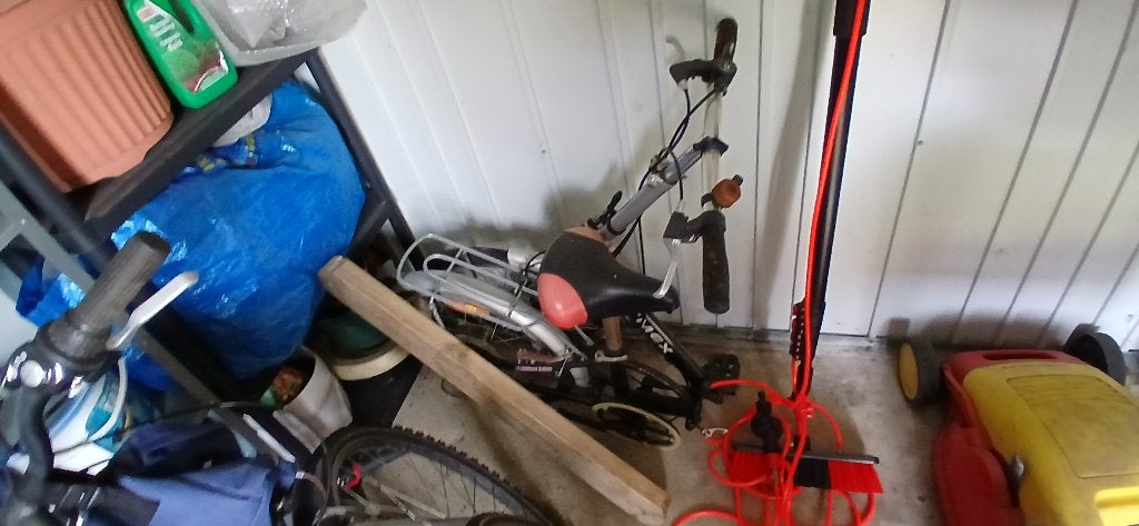 Plooifiets, Fietsen en Brommers, Gebruikt, Velgrem, Totaal opvouwbaar, Dames