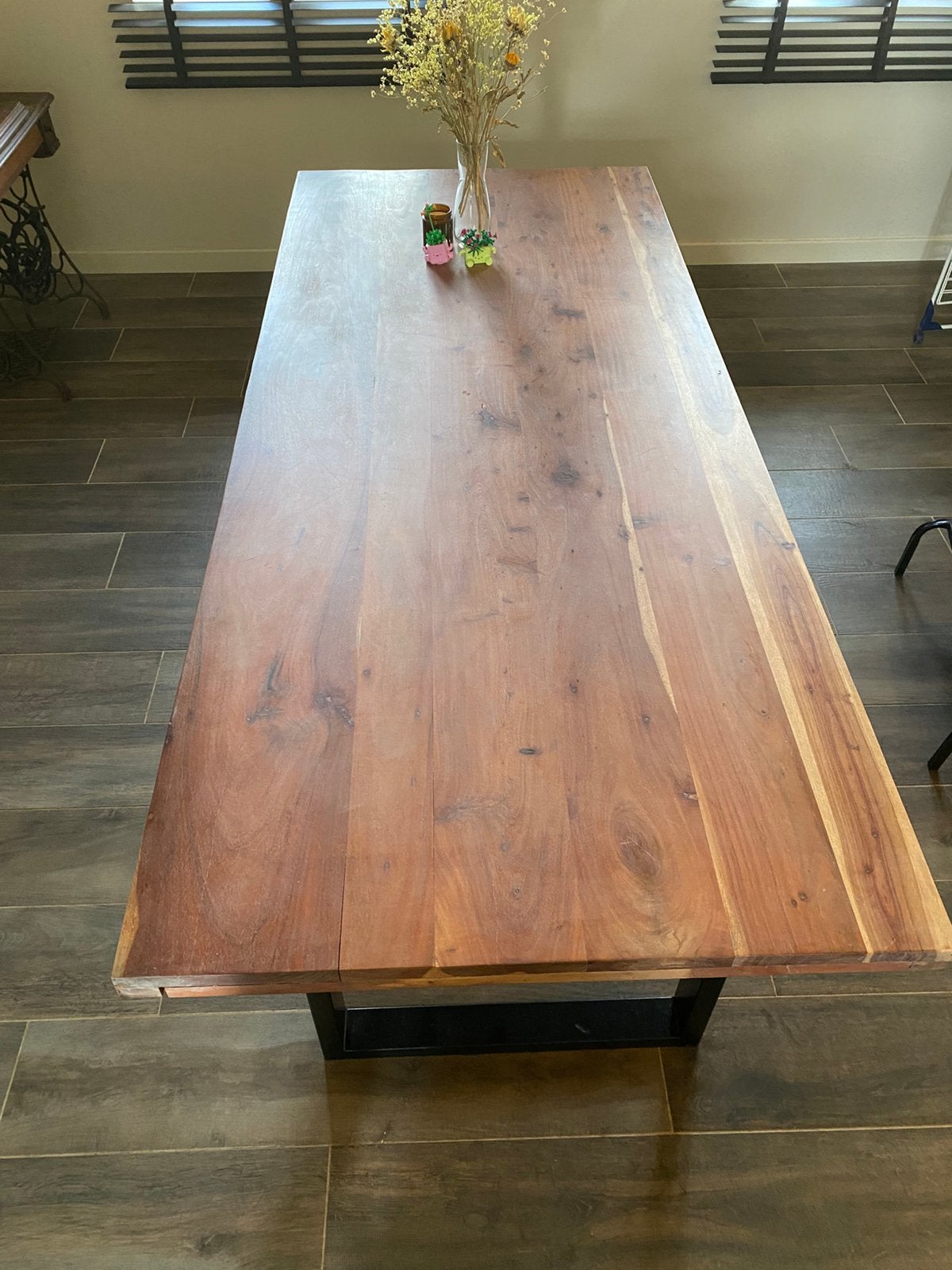 Eettafel, Huis en Inrichting, Tafels | Eettafels, Ophalen, 200 cm of meer, 50 tot 100 cm, Zo goed als nieuw