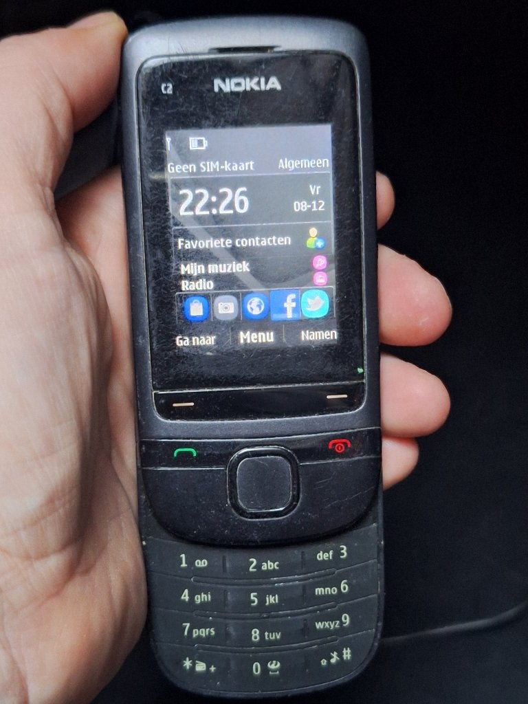 gsm van Nokia, Schuifmodel, Zwart, Fysiek toetsenbord, Ophalen of Verzenden