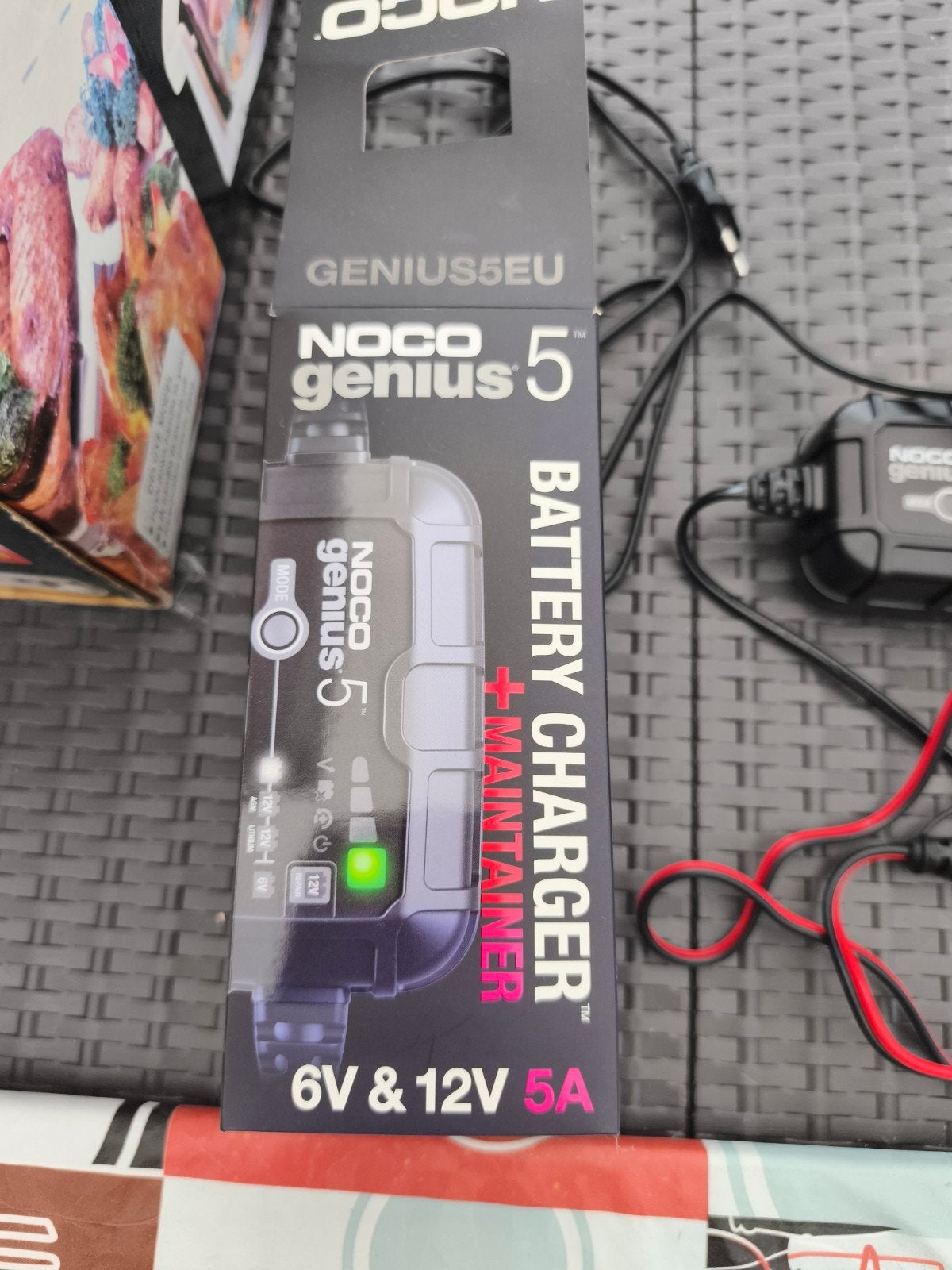 Batery oplader, Ophalen