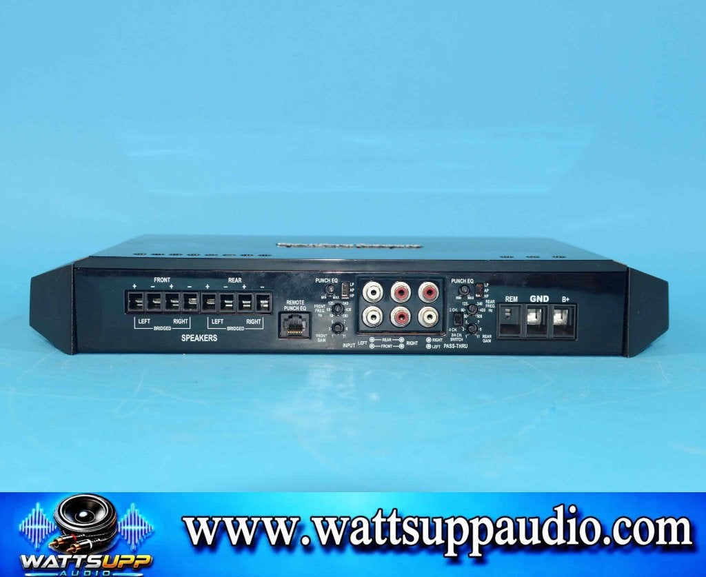 Rockford Fosgate POWER T600-4 4 kanaals versterker, Auto diversen, Ophalen of Verzenden, Gebruikt