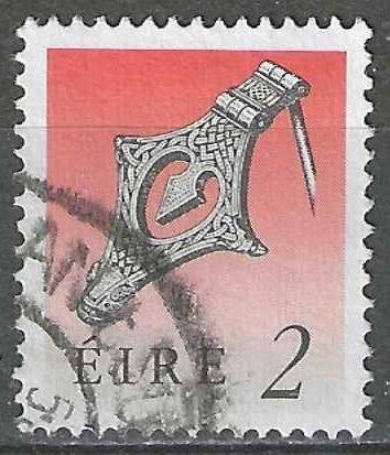 Irlande 1990 - Yvert 727 - Patrimoine irlandais - 2 p. (ST), Envoi, Affranchi