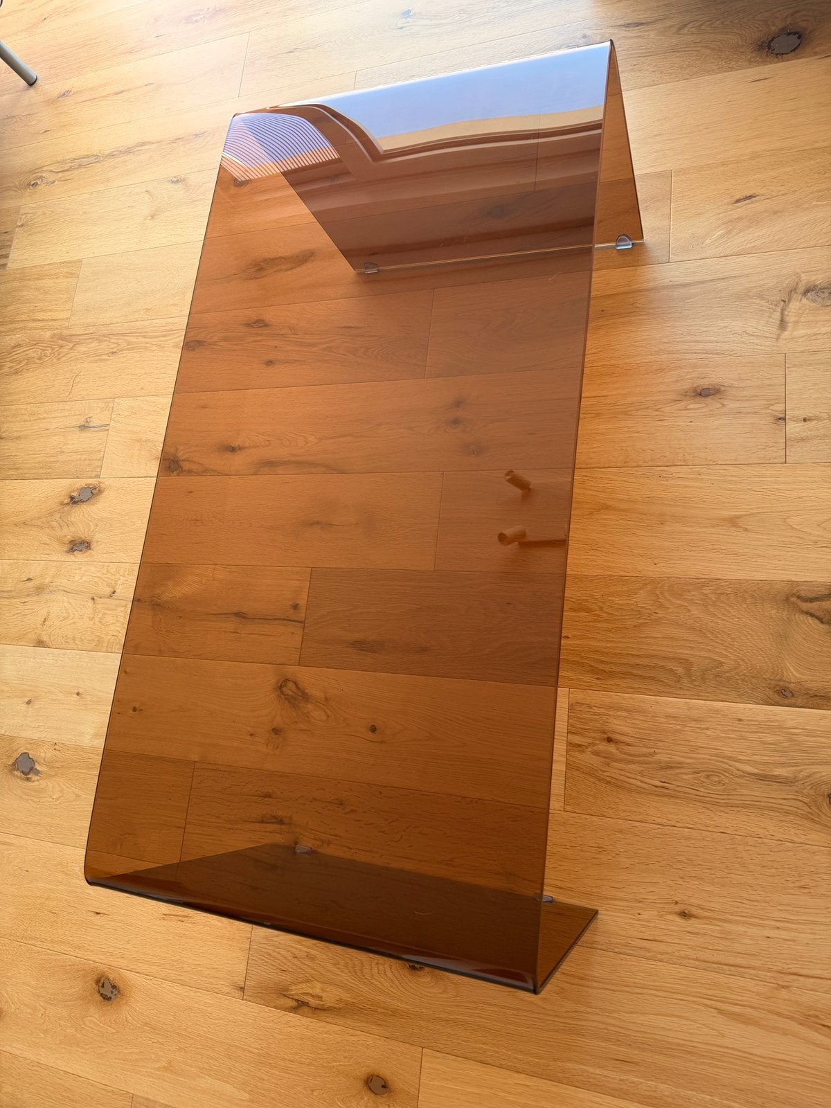 Table basse en verre (marron), Maison & Meubles, Tables | Tables de salon, Comme neuf, 5 – 50, 50 à 100 cm, 50 à 100 cm, Rectangulaire