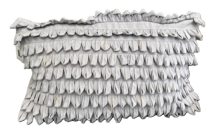 KUSSENHOES LUXE DAVIDE 50X30 CM LICHTGRIJS NIEUW, Ophalen of Verzenden, Nieuw, Grijs, Rechthoekig