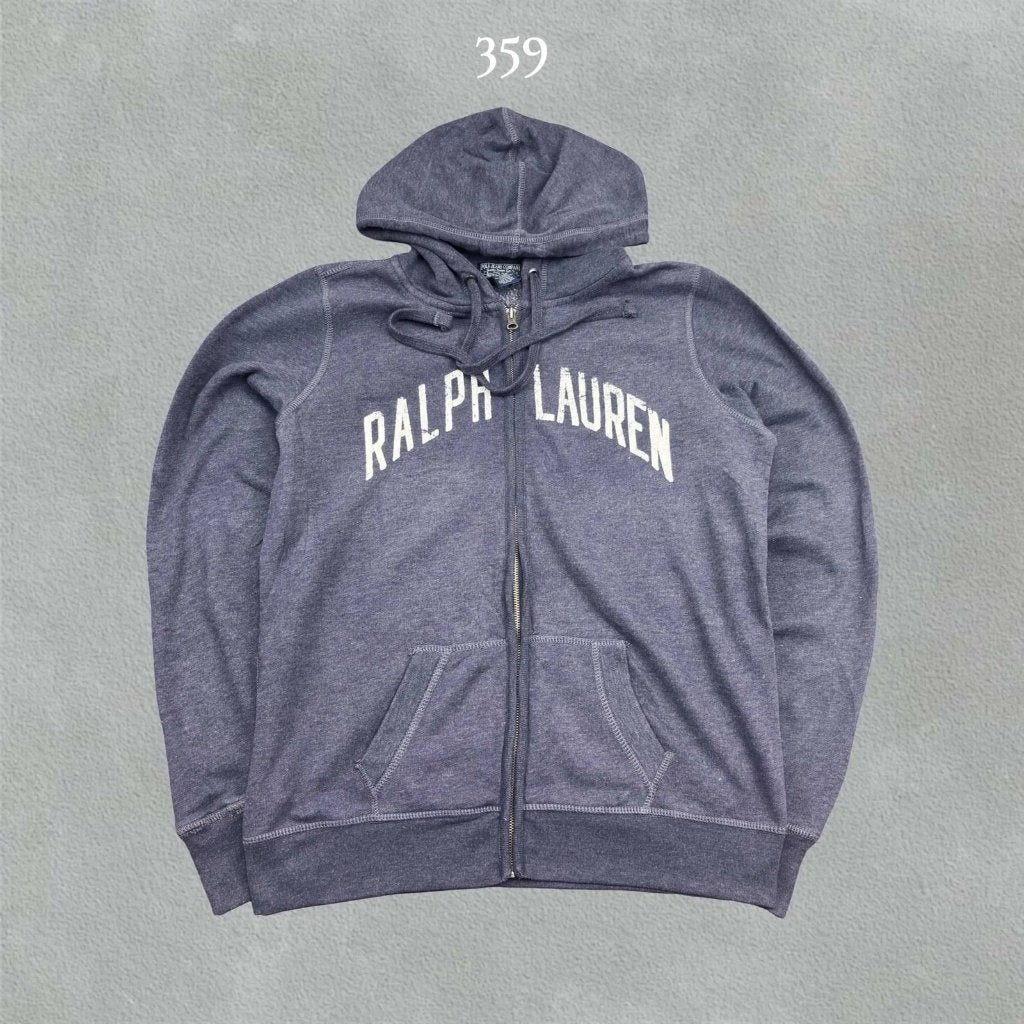 Paarse Ralph Lauren Zip Vest - Heren L - Zeer goed, Maat 52/54 (L), Verzenden, Paars, Ralph Lauren