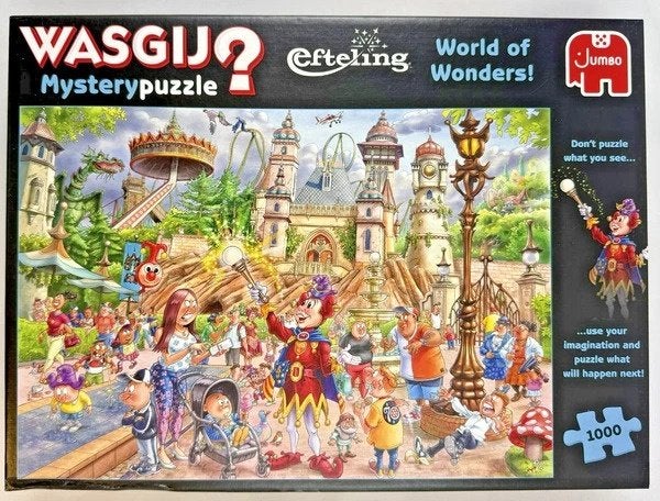 Wasgij Mystery Efteling Wereld vol Wonderen 1000 st. puzzel, Verzenden, 500 t/m 1500 stukjes, Zo goed als nieuw, Legpuzzel