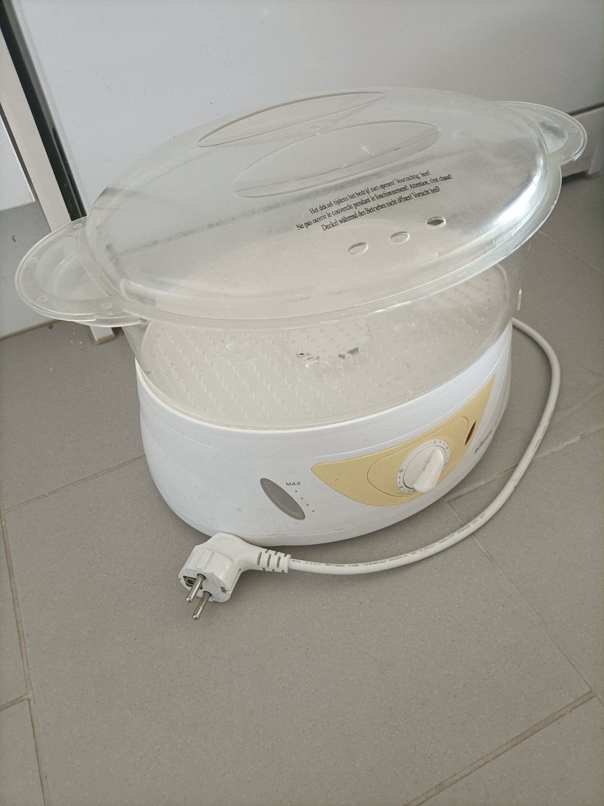 Elektrische stoommand / electric steamer, Electroménager, Enlèvement ou Envoi, Utilisé