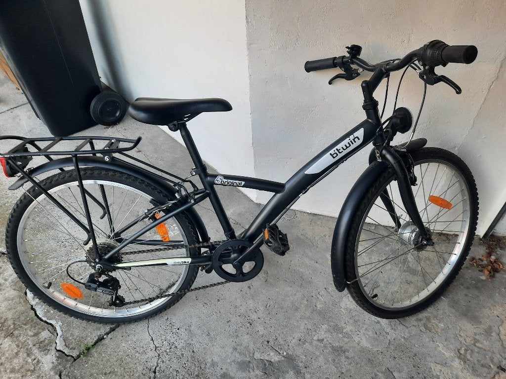 Kinderfiets Btwin, Fietsen en Brommers, Ophalen, Gebruikt, Velgrem, 20 inch of meer
