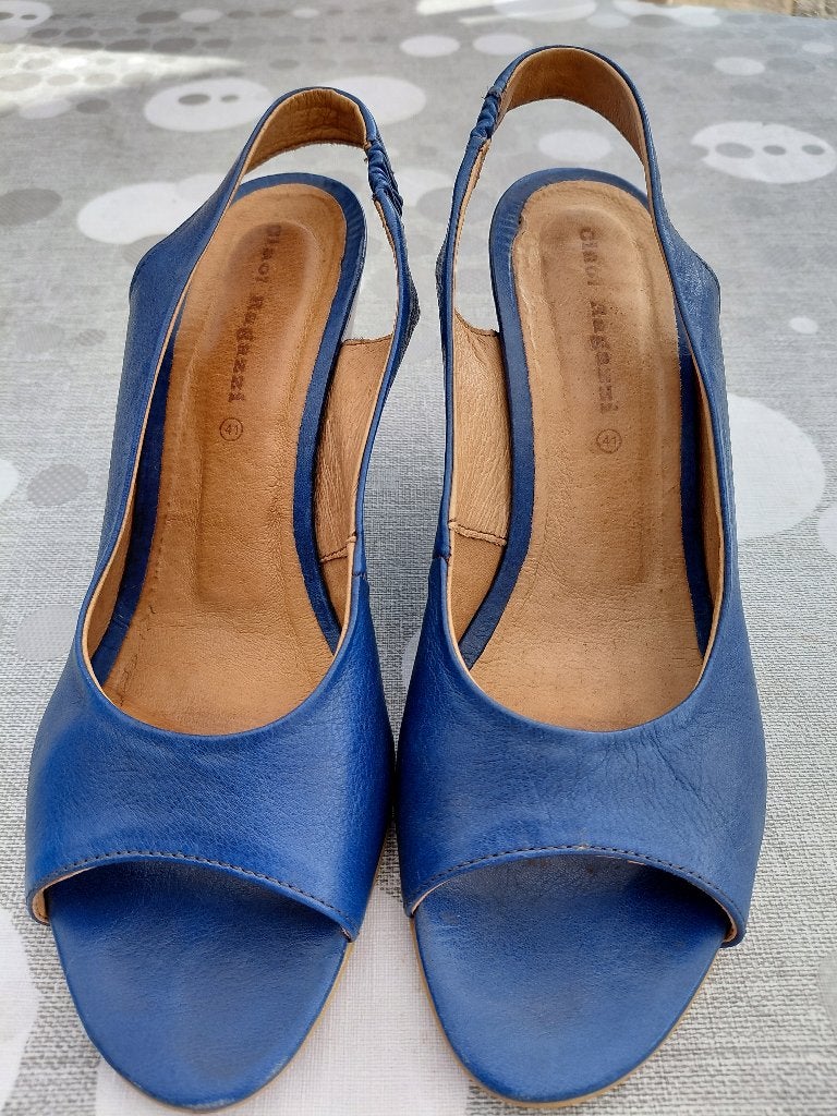Mooie elegante slingback pumps, Ciao Ragazzi, maat 41, Pumps, Blauw, Ophalen of Verzenden, Zo goed als nieuw