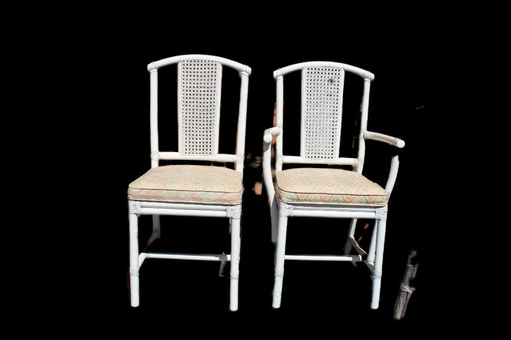 Gasparucci, zes comfortabele stoelen.  Cannage., Antiek en Kunst, Ophalen