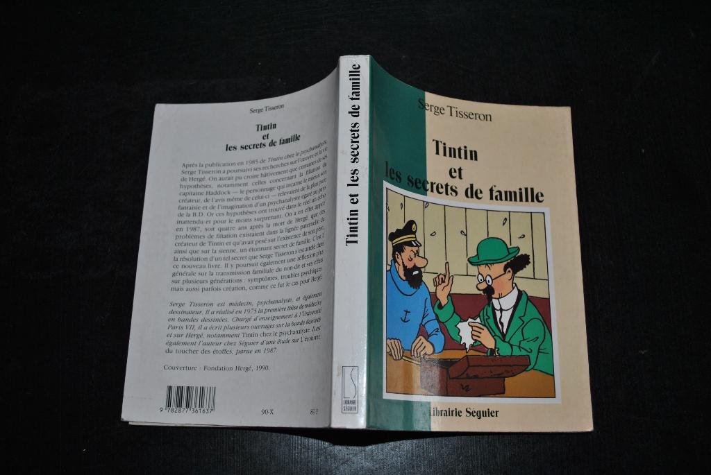 TISSERON Tintin et les secrets de famille 1990 HERGE RARE, Enlèvement ou Envoi, Utilisé, TISSERON Serge