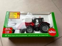 SIKU 3653, Tracteur Massey Ferguson 1:32, Ophalen, Zo goed als nieuw, Tractor of Landbouw, SIKU