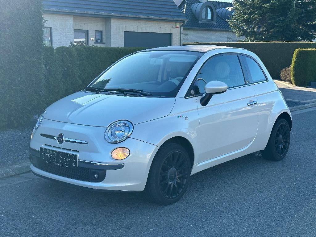 Fiat 500 Cabrio 1.4i 100cv Opening Edition Clim Cuir Jantes, Autos, Achat, Entreprise, Cabriolet, Boîte manuelle