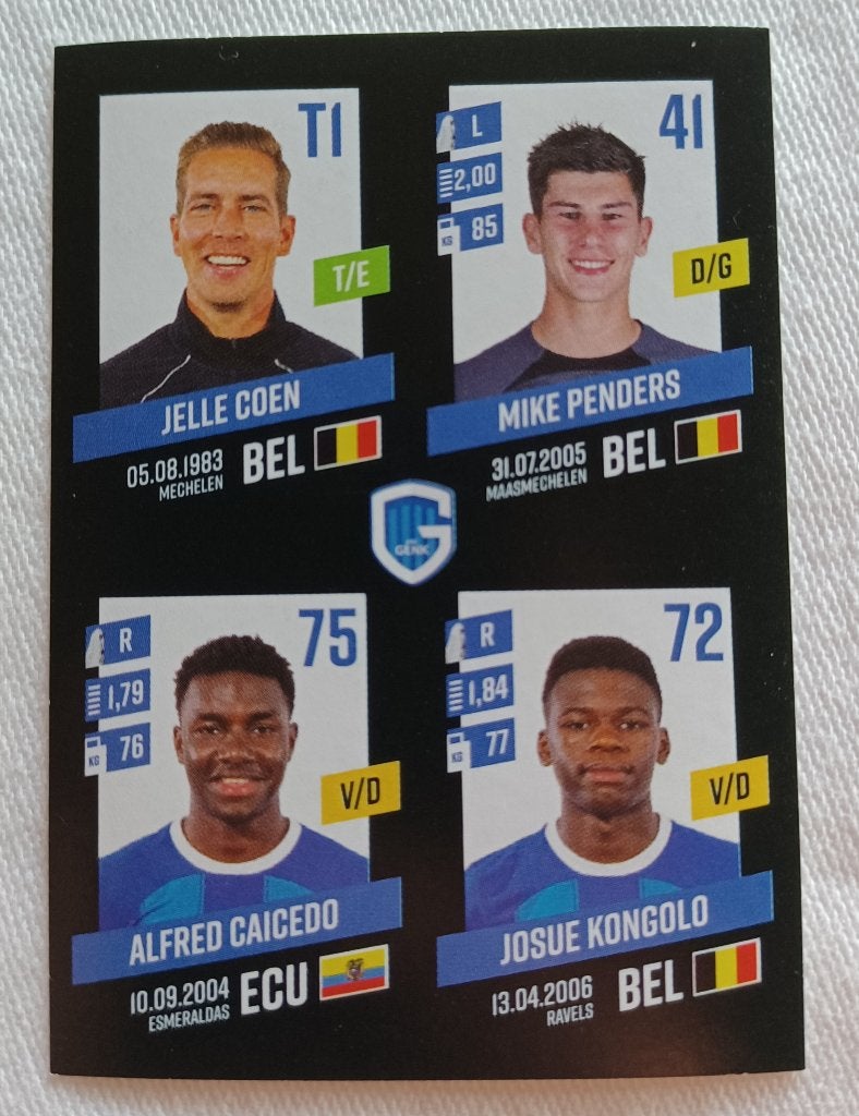 Sticker Penders/Kongolo (rookie) - Pro League 2023-2024, Ophalen of Verzenden, Zo goed als nieuw, Sticker