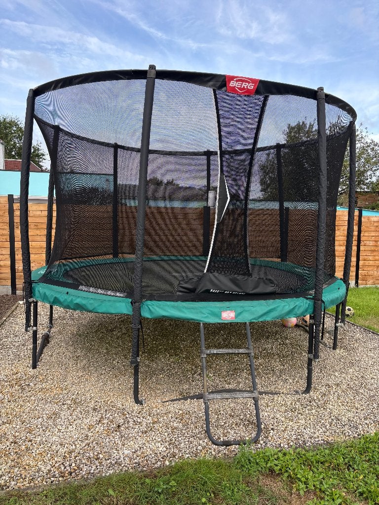 Trampoline Berg Champion 380 Deluxe, Enlèvement, Utilisé